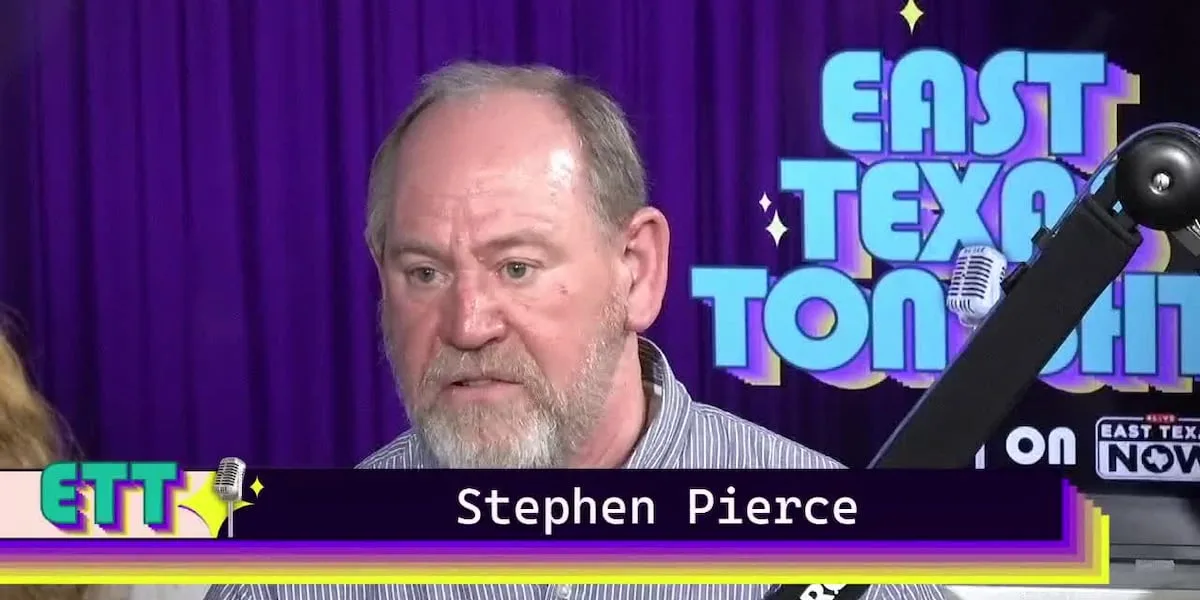 East Texas Tonight: Journalist-turned-author Stephen Pierce brings a lifetime of stories to the page