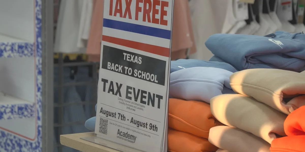 Texas tax-free weekend underway for back-to-school savings
