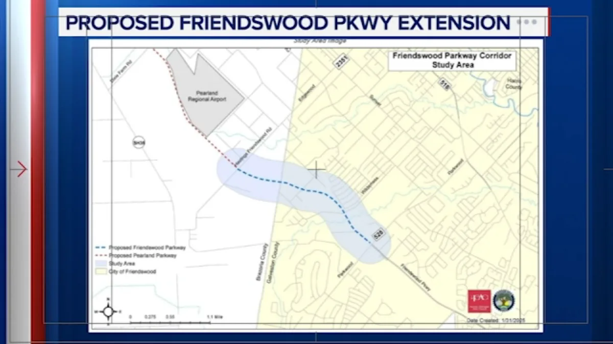 City of Friendswood moves forward with plan to extend parkway expansion project