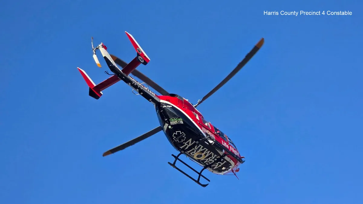 2-year-old found in swimming pool in Atascocita, flown to hospital, Pct. 4 says