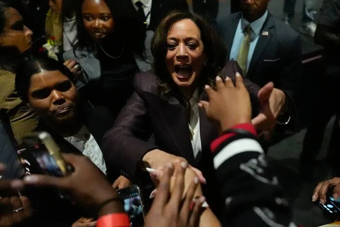 Kamala Harris urges a 'too big to rig' turnout for the midterms and tees off on Trump