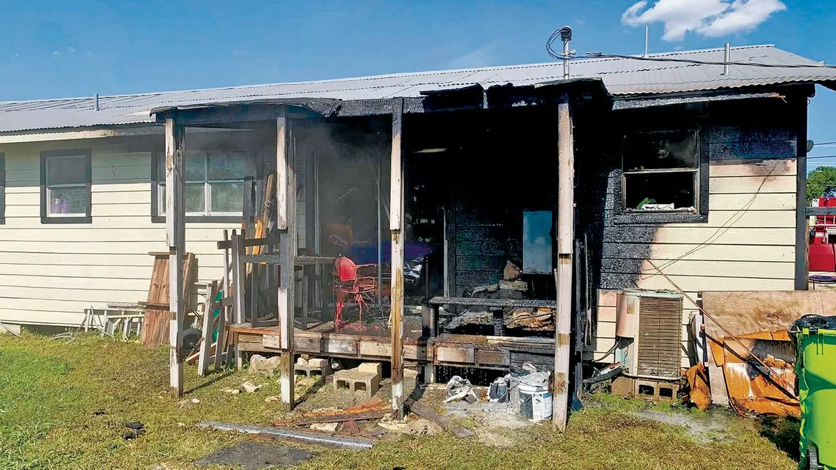 Blaze displaces Coupland family, donations sought