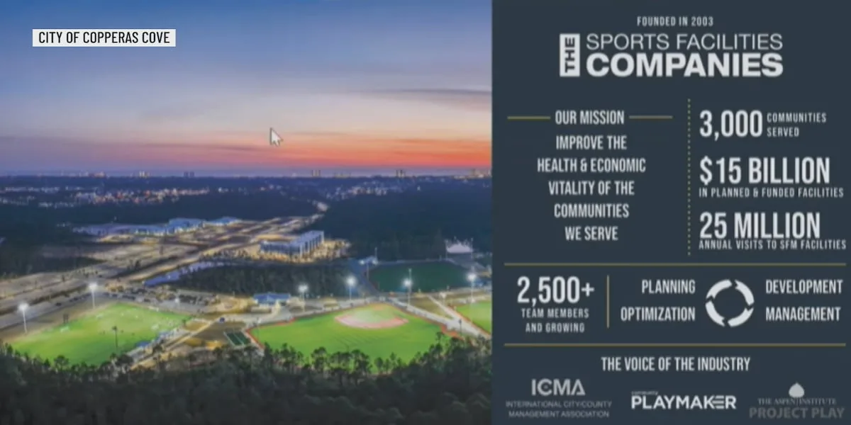 Copperas Cove eyes regional tournament hub with new sports complex
