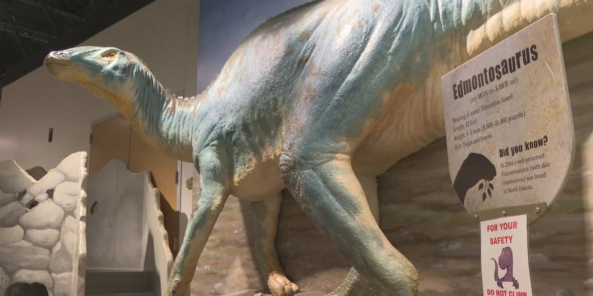 Free dinosaur exhibit open at Midland Centennial Library through September