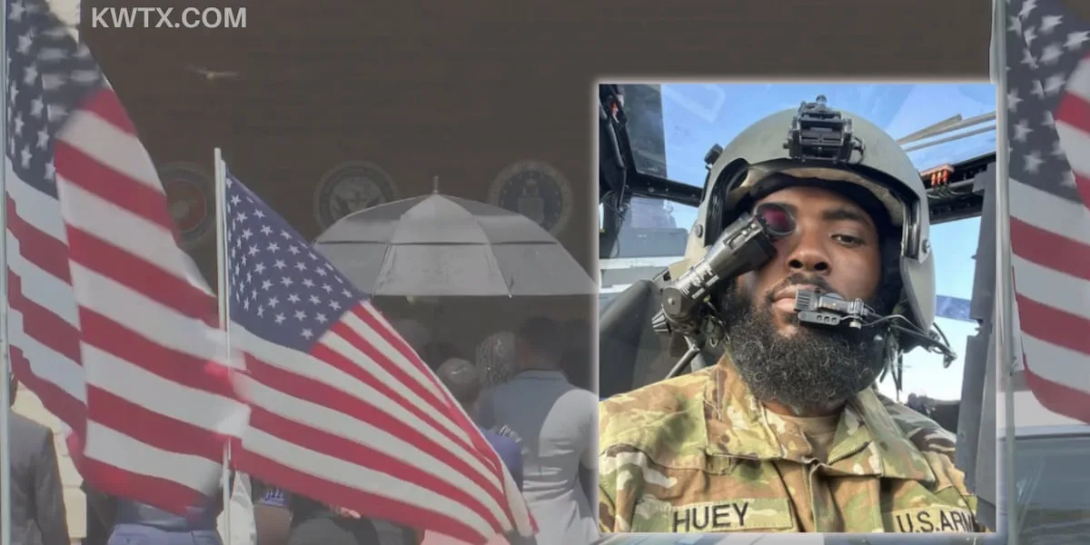 'We were battle buddies':  Fort Hood community bids a final farewell to Chief Warrant Officer Deontre Huey