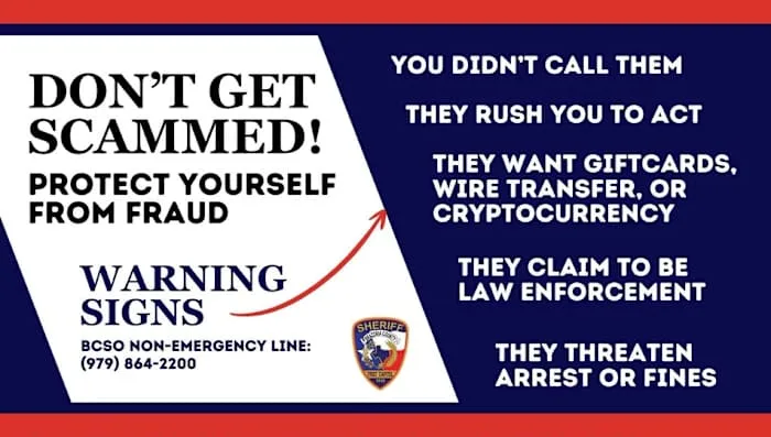 Officials warn of scam targeting families of people in custody