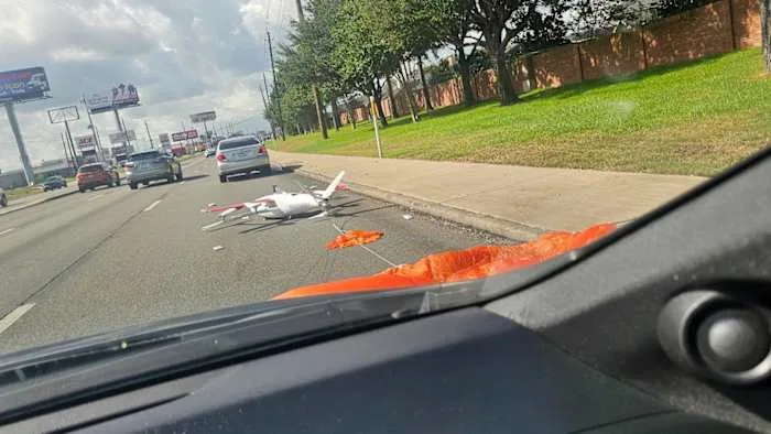 Food delivery drone crashes onto Highway 6 in NW Harris County