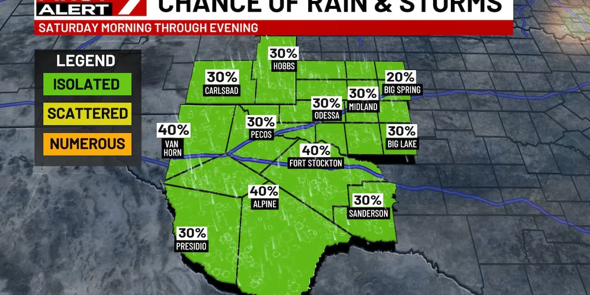 FIRST ALERT 7 Forecast for Saturday, July 18th, 2026