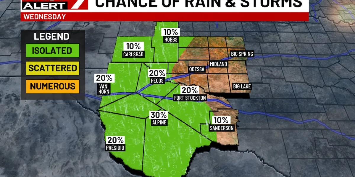 FIRST ALERT 7 Forecast for Wednesday, September 2nd, 2026