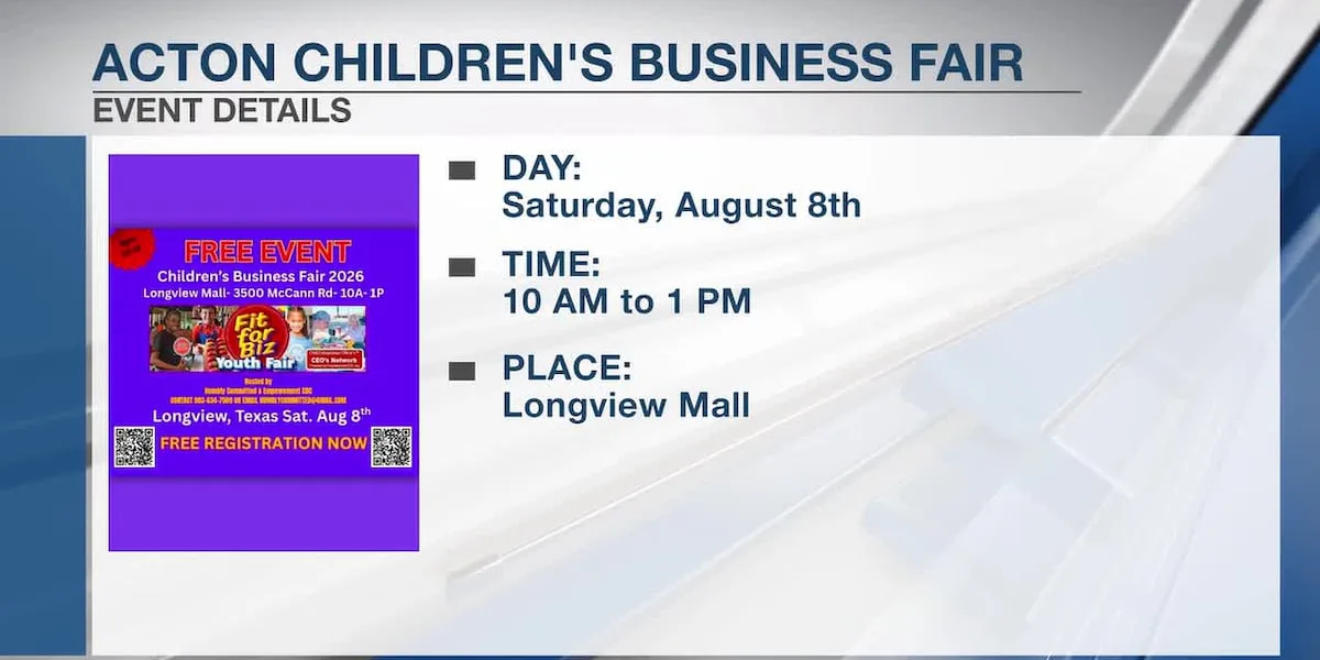 Longview nonprofit empowers East Texas youth with Saturday business fair