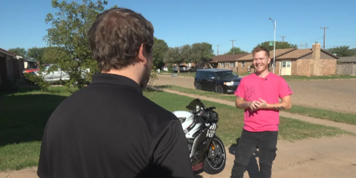 Lubbock father sharing joy, love of motorcycles on TikTok
