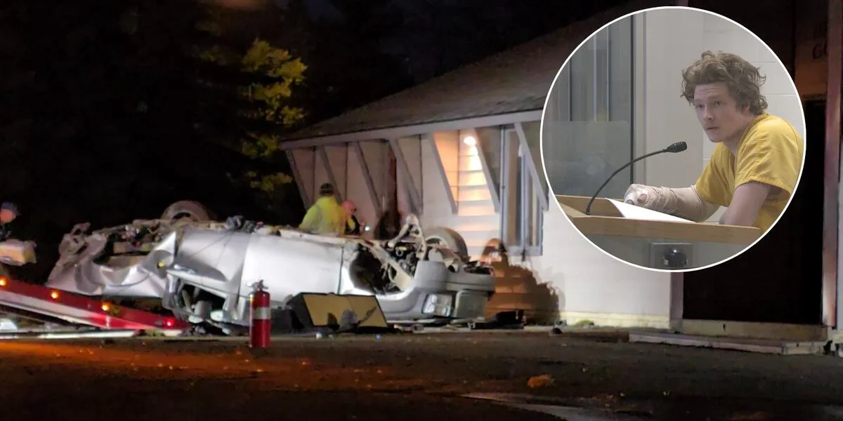 Driver charged with DUI after crashing into a church at speeds of nearly 100 mph, police say