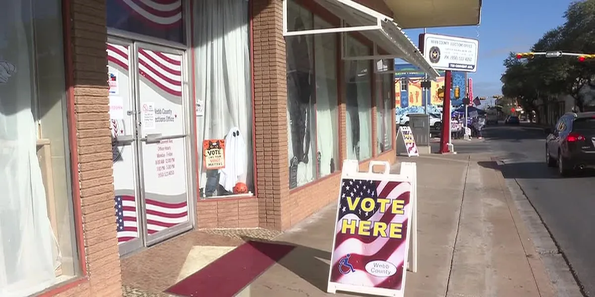 Webb County early voting climbs nearly 30% above 2022 midterm pace