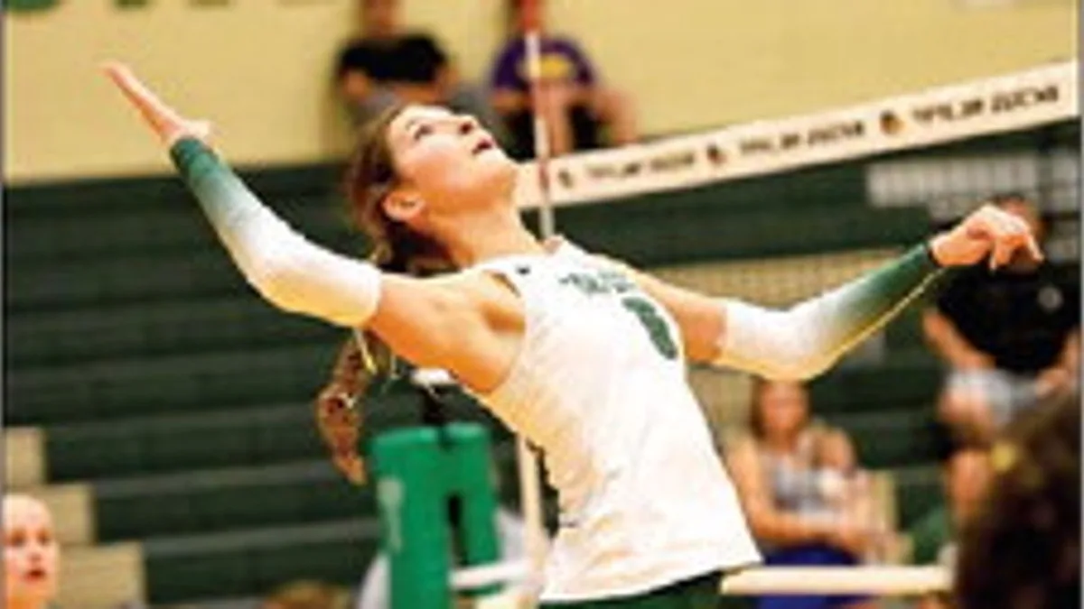 TAYLOR VOLLEYBALL SHUTOUT LADY RAIDERS