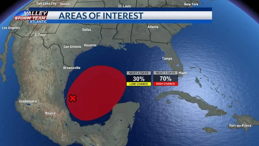 A stalled boundary in the Gulf keeps the rain coming in the days ahead