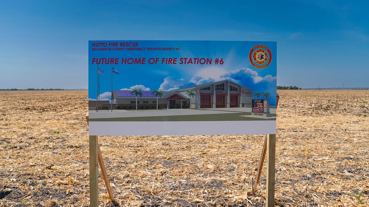 Hutto Fire Rescue announces Station 6 site as city plans own station
