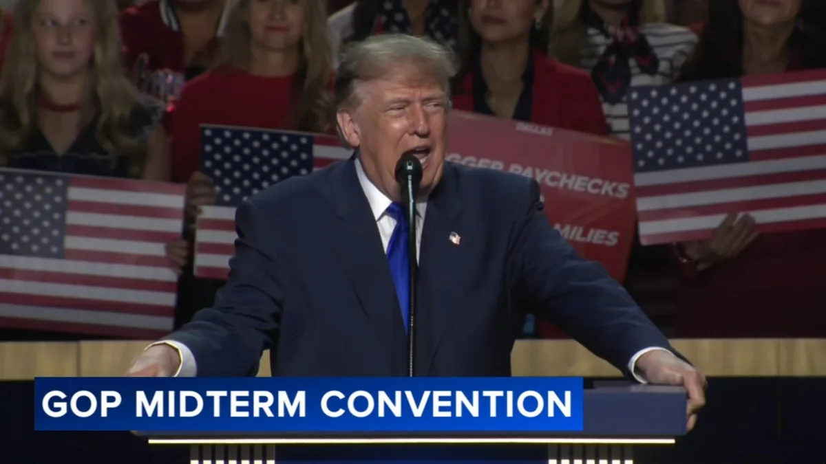 Key takeaways from Trump's GOP midterm convention speech