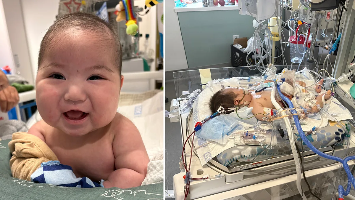 Dallas firefighter's 4-month-old baby returns home after extended health scare