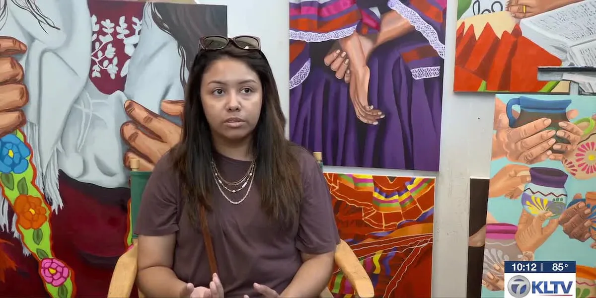 First Hispanic female MFA student at UT Tyler debuts historic solo exhibit