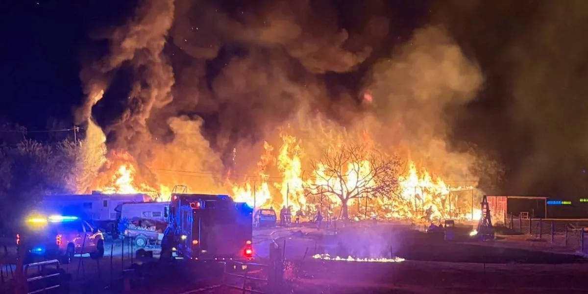 One person found dead after structure fires near Moffat