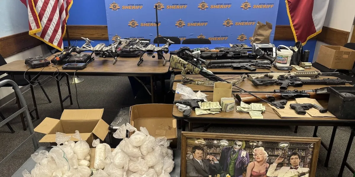Deputies find 48 pounds of meth, 19 guns during traffic stop in Gardendale