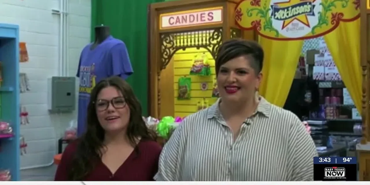 Atkinson Candy Company Cuts Ribbon on New "Candy Kitchen" Storefront in Lufkin