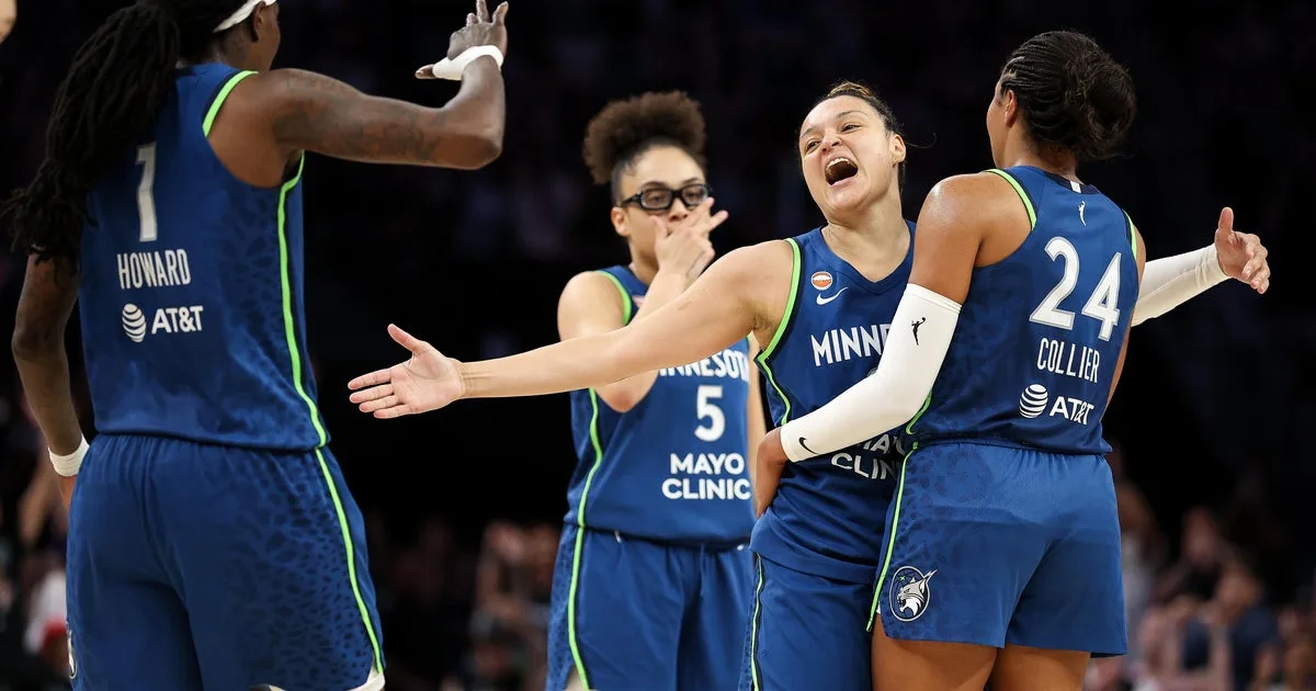 Kayla McBride hits WNBA-record 10 3-pointer, scores 43 as Lynx beat Wings