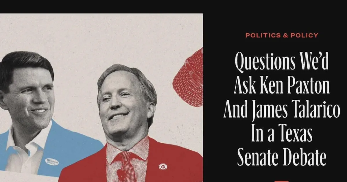 Questions we'd ask in a Texas Senate debate | Texas Monthly