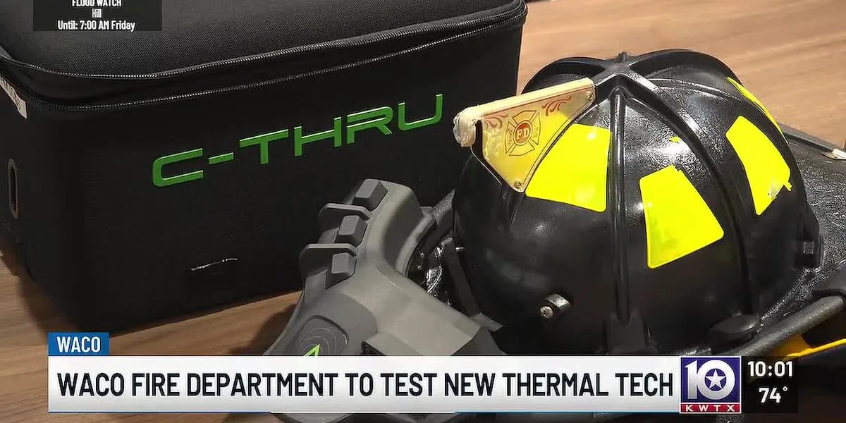 Waco Fire Department second in Texas to test new thermal imaging technology