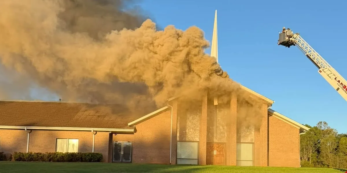 'God is going to grow something out of this': Fire rips through church building