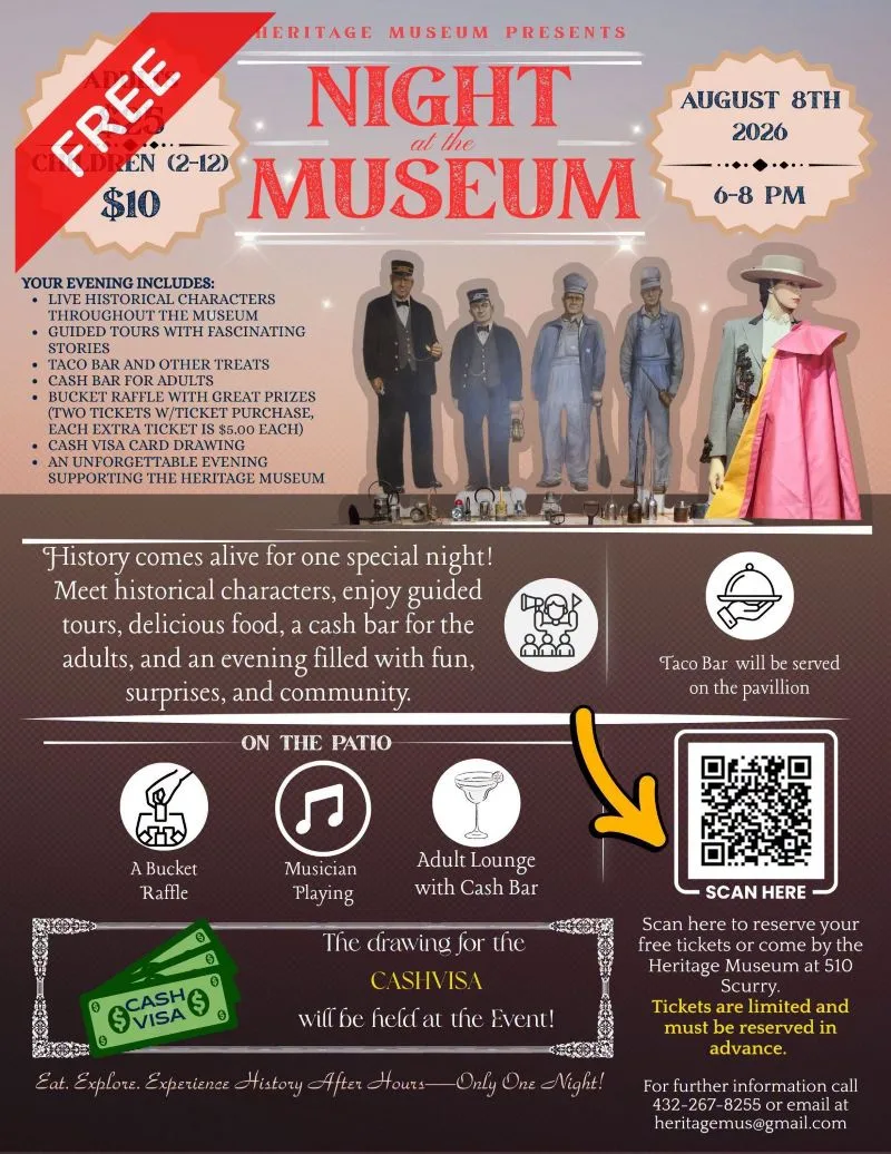 Heritage Museum Brings Howard County History to Life During Night at the Museum