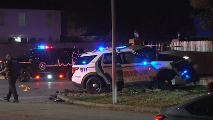 Child dies after crash involving Harris County deputy's vehicle in northwest Houston