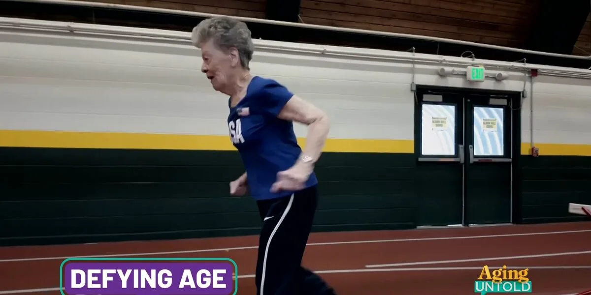 91-year-old track and field world record holder continues to compete