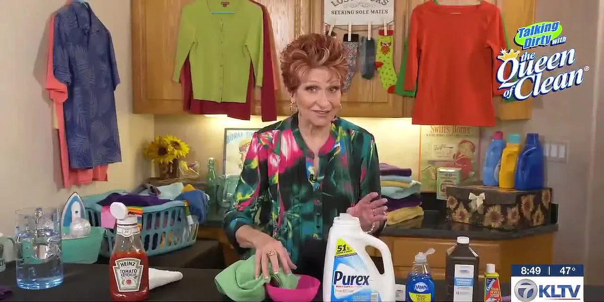 Queen of Clean: Removing condiment stains easily and effectively