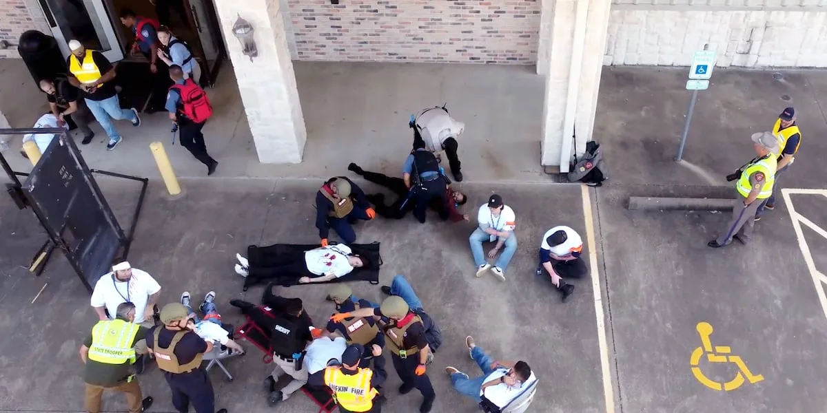 Deep East Texas agencies participate in active shooter drill at Lockheed Martin in Lufkin