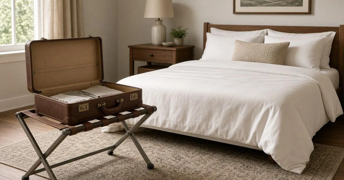 Grandmix Store Details Foldable Luggage Racks for Guest Rooms