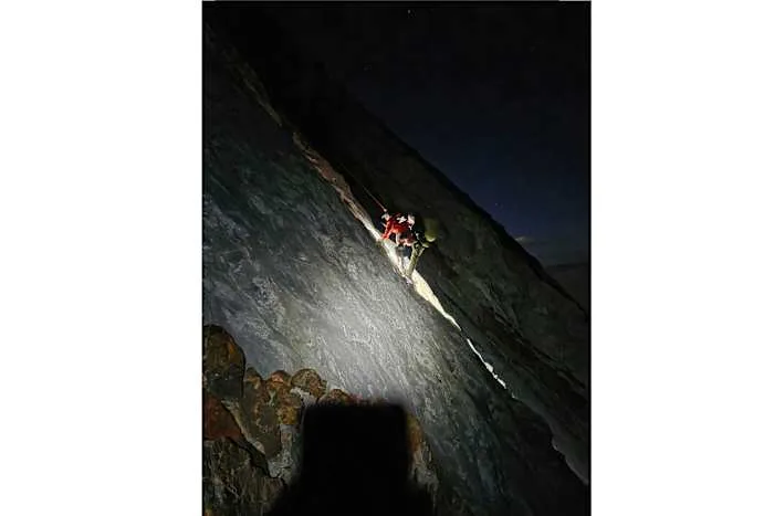 Volunteers rescue climber stranded on small ledge in California's Sierra Nevada