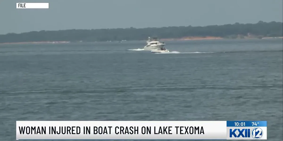Woman injured after boat strikes pillar at Roosevelt Bridge on Lake Texoma