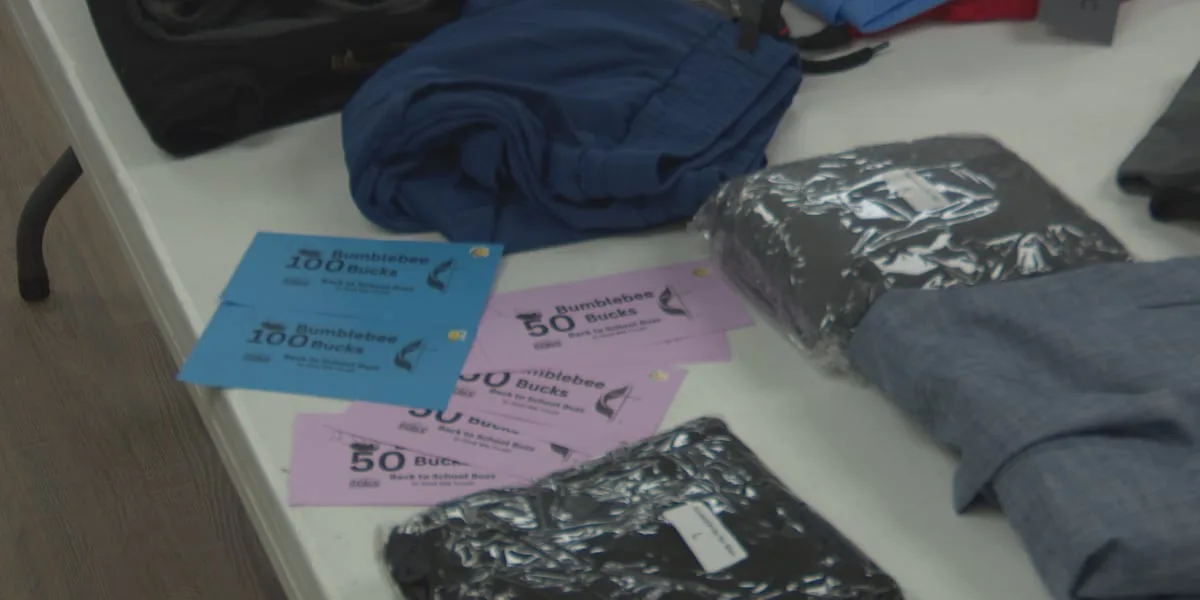 Copperas Cove church gives kids free school outfits at 16th annual Back to School Buzz event