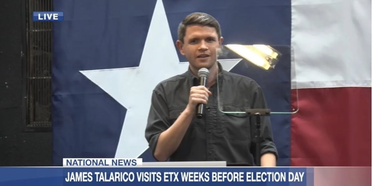 U.S. Senate nominee James Talarico holds rally in Tyler