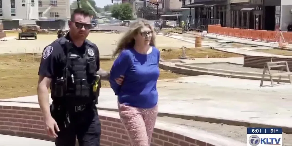Tyler woman accused of trying to hit construction worker released from jail