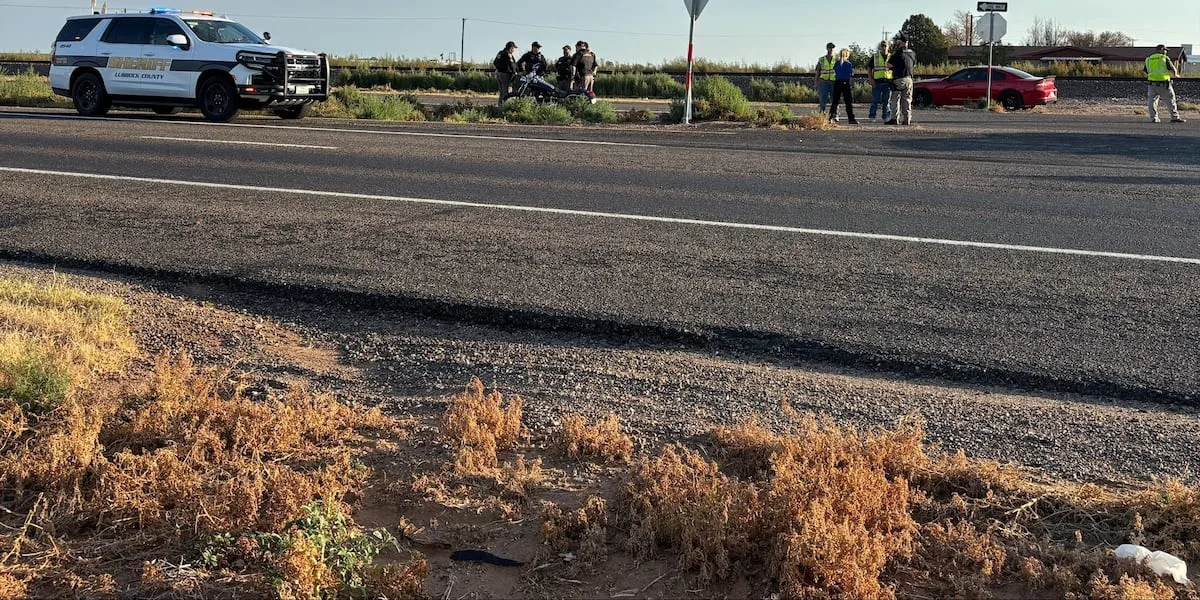 Emergency crews responding to crash involving motorcycle north of Slaton