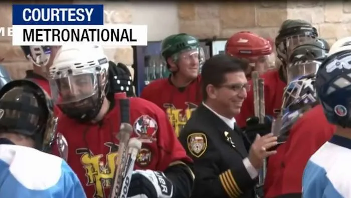 Houston's Guns N' Hoses charity hockey game returns as supporters fight to save Memorial City ice rink