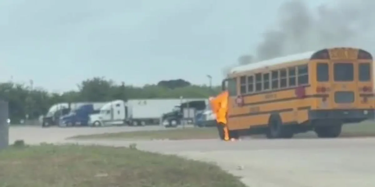 No injuries reported after Navasota ISD bus catches fire