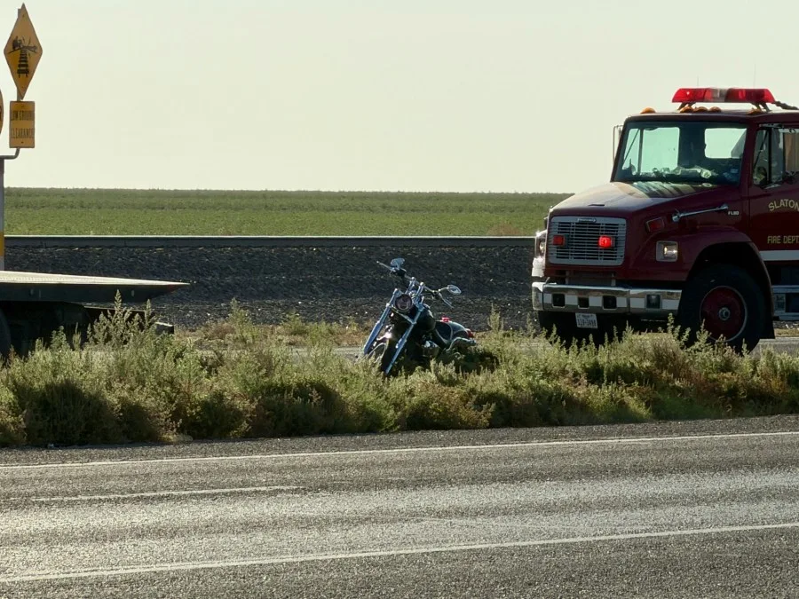 Motorcyclist hospitalized after crash on Highway 84
