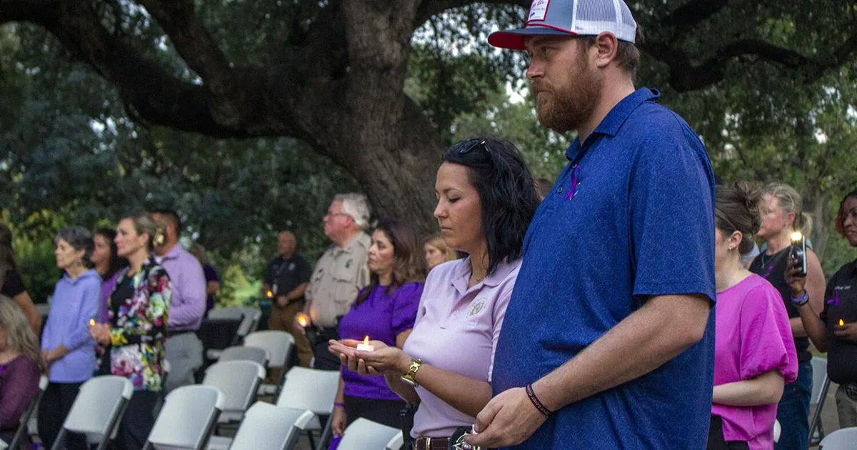 Crisis Center of Comal County honors domestic violence victims during annual candlelight vigil in Landa Park