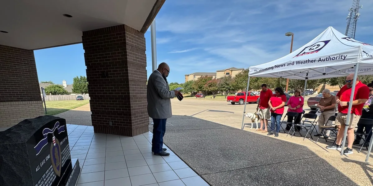 Local Veterans Commemorate National Purple Heart Day with Ceremony at KWTX