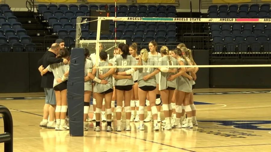 VIDEO: No. 21 Angelo State volleyball inching closer to season-opening tourney
