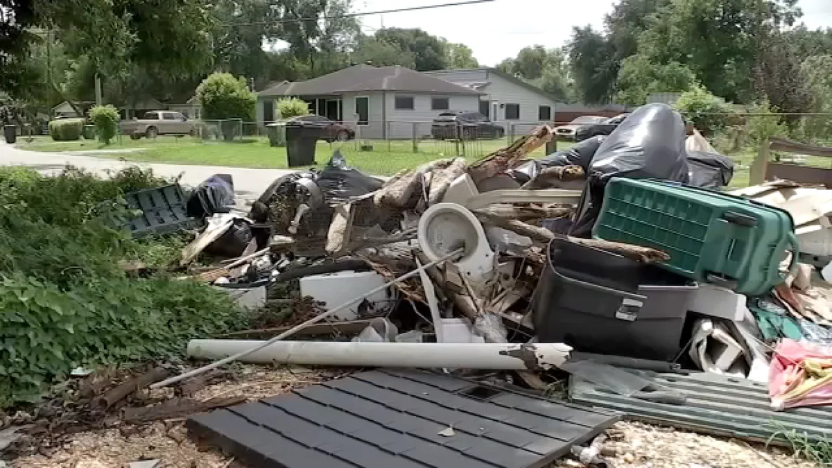 Trash removed in Northeast Houston neighborhood after residents turn to ABC13