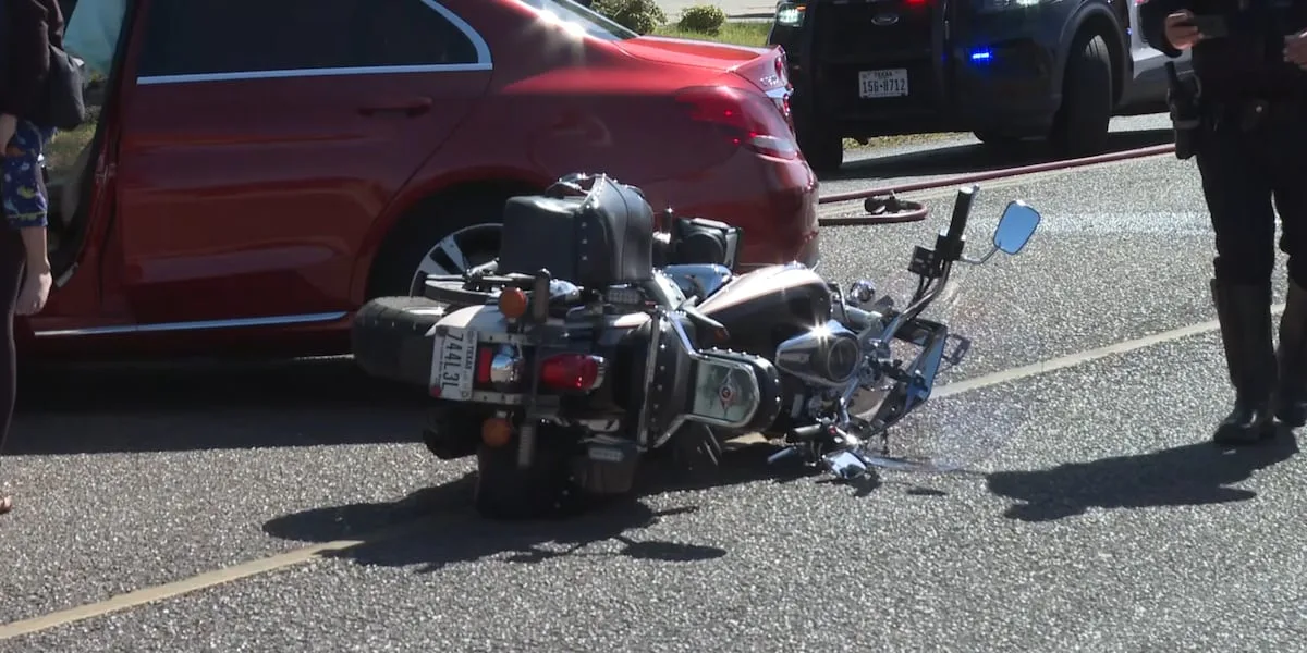 Motorcycle escort in critical condition after funeral procession crash in Laredo